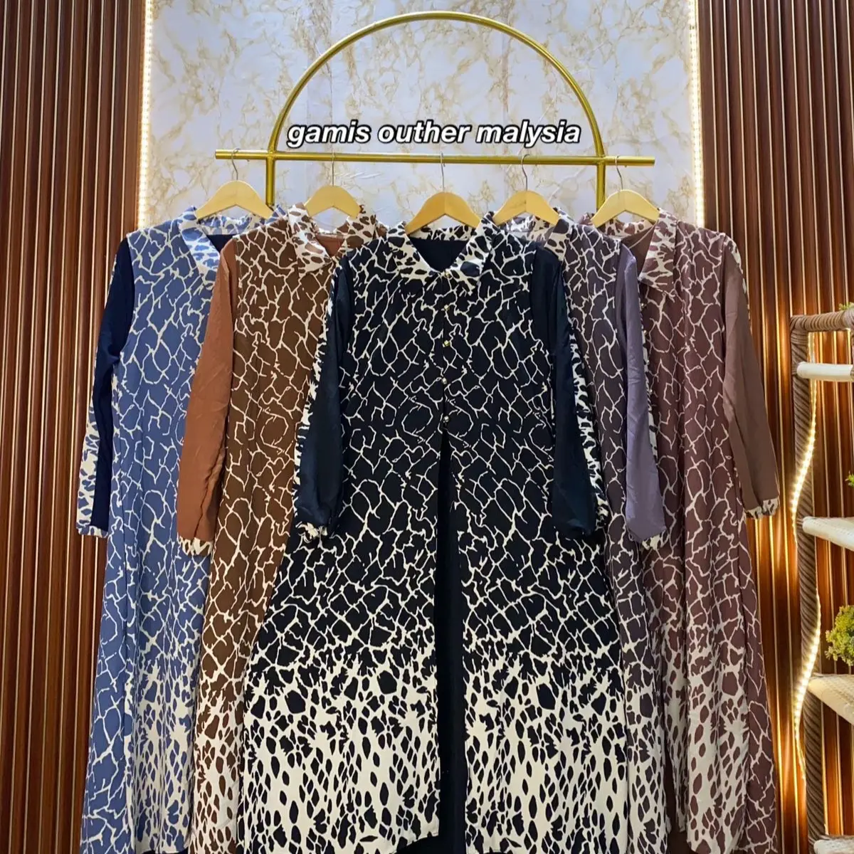 gamis cringcle outer motif import busui frendly lengan balon sleting depan iner dan outher terpisah Katun Katun Poliester Poliester Poliester Navy Bunga Polos Muslim Tangan Wanita Dress