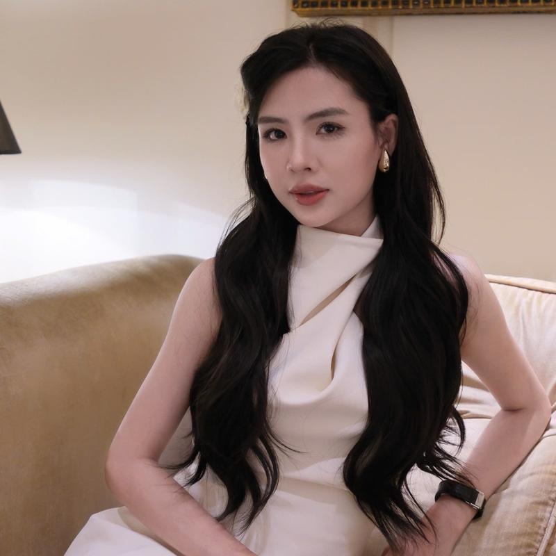 Premium - Tóc kẹp 9 mảnh xoăn HANNA kẹp trợ lực silicon - Tóc giả Hằng Hanna