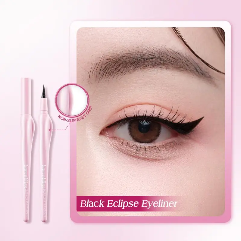 【NEW LAUNCH】BNB Barenbliss Black Eclipse Eyeliner | 48H Tahan Lama, Waterproof & Smudge-Proof, Matte Black Finish [Precision & Bold Lines] 7