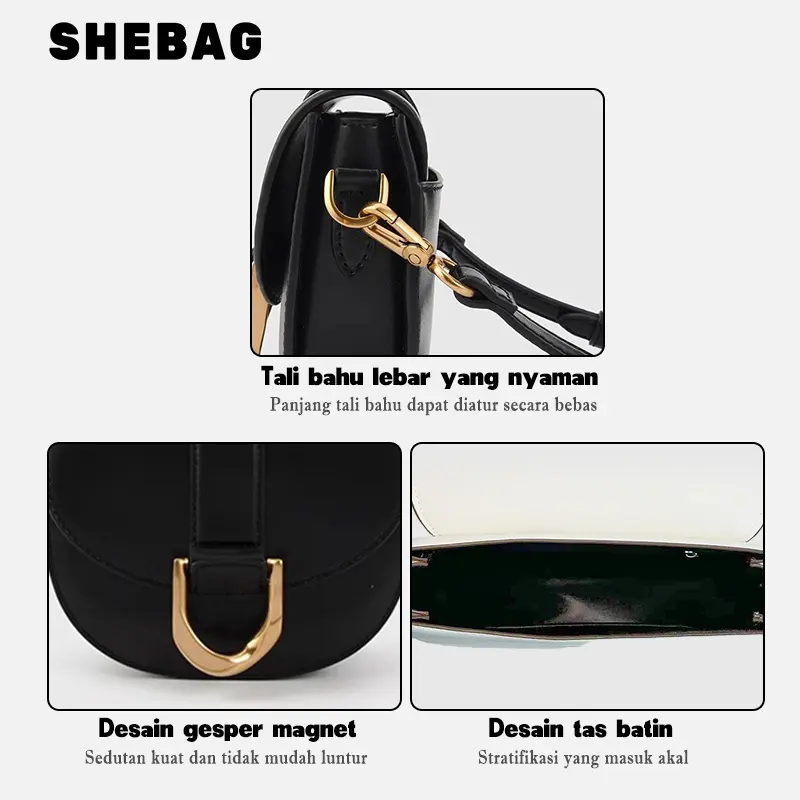 SHEBAG Tas Wanita Selempang Import C.K Saddle Gabine - Handbag Wanita 03 3