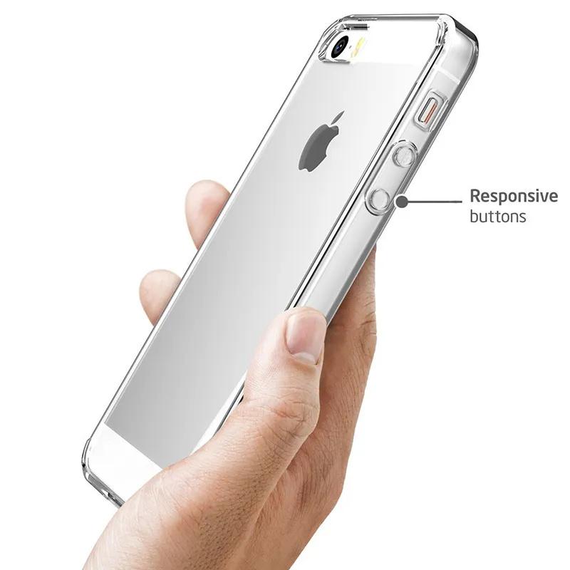 Product Introduction of Case For iPhone SE 2020 2022 7 8 6 6S Plus 5S 5 SE TPU Silicone Clear Transparent Soft Case for APPLE iPhone 7 8 Plus Back Cover 9