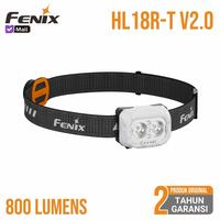 Gambar Fenix Senter Kepala HL18R-T V2.0 Lightweight Trail Running Rechargeable Headlamp LED Cool White + Warm White + Red Light 800 Lumens - PolarNightBlack dari Fenixlight Indonesia Kota Semarang 5 Tokopedia