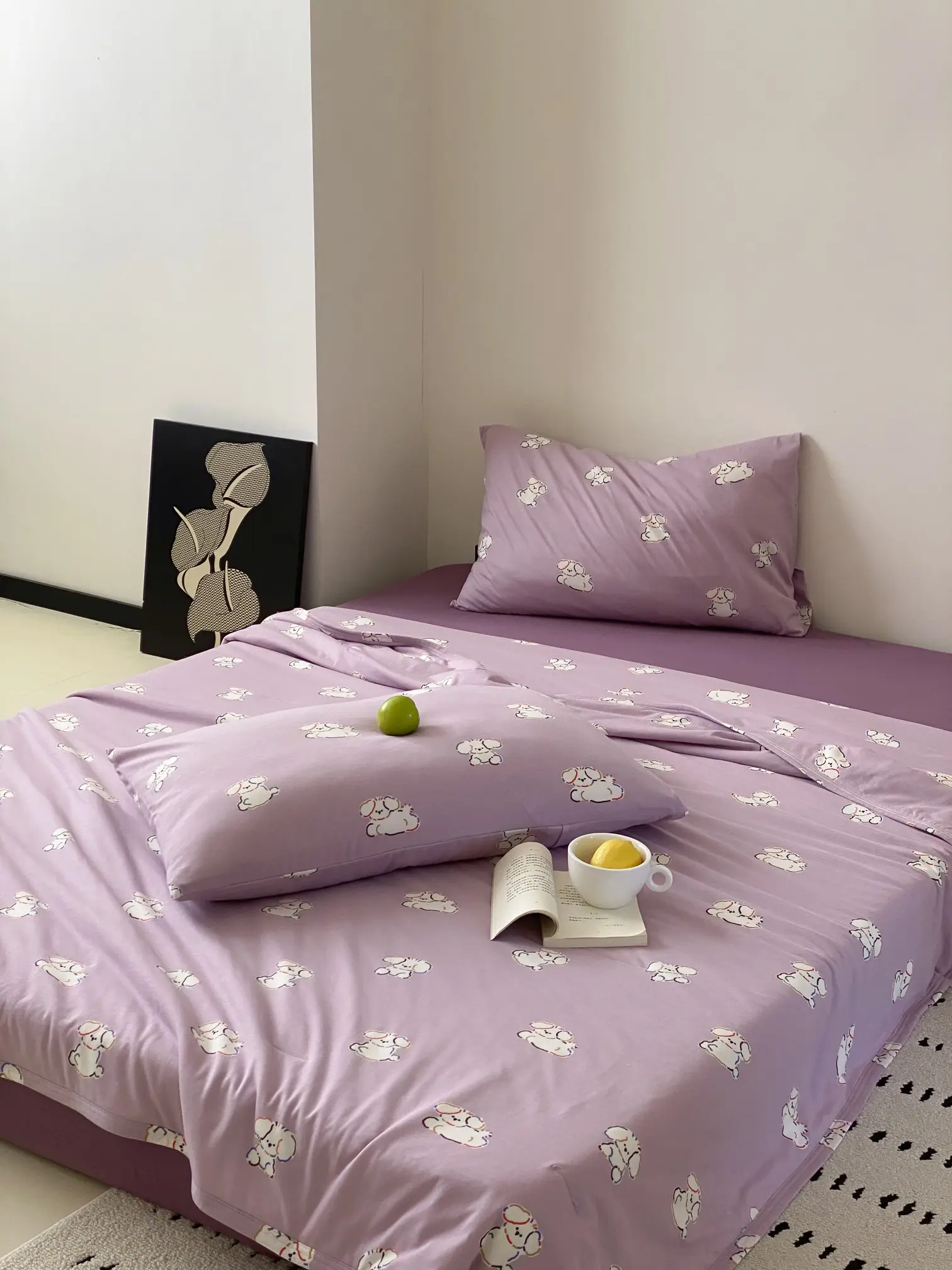 Ga Trải Giường, Bông Dệt Kim Siêu Mềm, Loại A, 31 / 1000, Thích Hợp Cho Mùa Xuân Và Mùa Thu, Vỏ Chăn Cotton Tianzhu 1.5m Đôi, Phiên Bản Mỏng Có Thể Giặt Bằng Máy, Thích Hợp Cho Điều Hòa Không Khí, Chăn