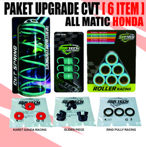 [ 6 ITEM ] PAKET UPGARDE CVT ALL MATIC HONDA HARIAN AKSELERASI GERUNG TOPSPEED Motor Motorcycle Racing
