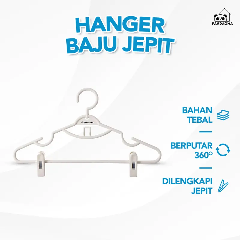 Pandaoma Hanger Jepit Susun Gantungan Susun Hanger Susun 5