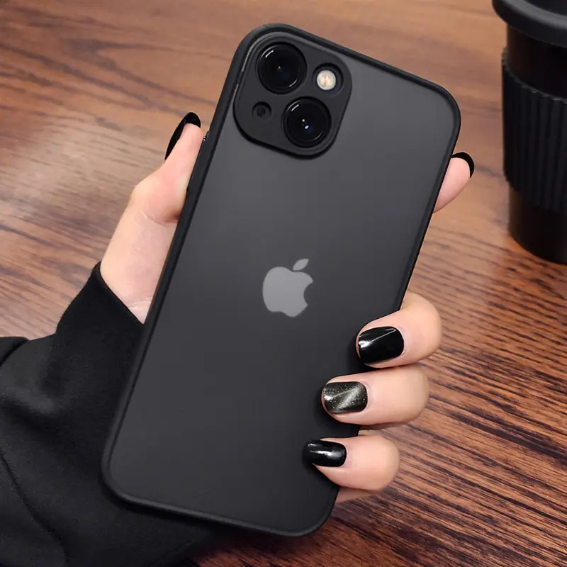Ốp Điện Thoại Lì Chống Sốc, Thiết Kế Sang Trọng, Tương Thích Với iPhone 15, 14, 13, 12, 11, Pro Max, XR, Xs, X, 7, 8 Plus, SE 2020, 2022, Ốp Trong Suốt Ốp Chống Sốc Mini 6