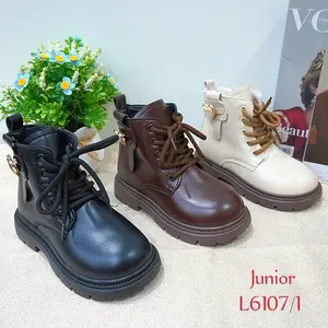 NADETTE-Sepatu Booth Junior L6107/1 Cantik untuk Anak-anak dengan Tali dan Desain Trendy