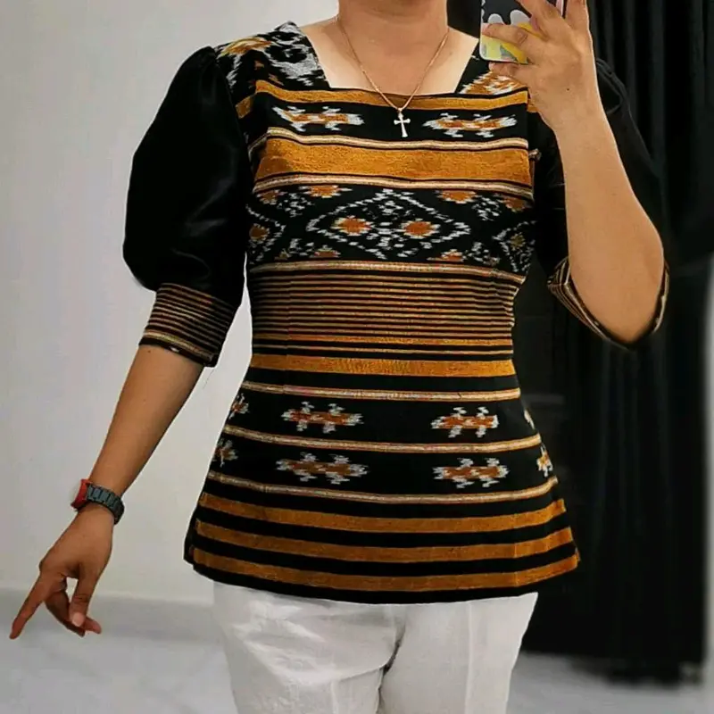blus tenun jepara mix toyobo 2