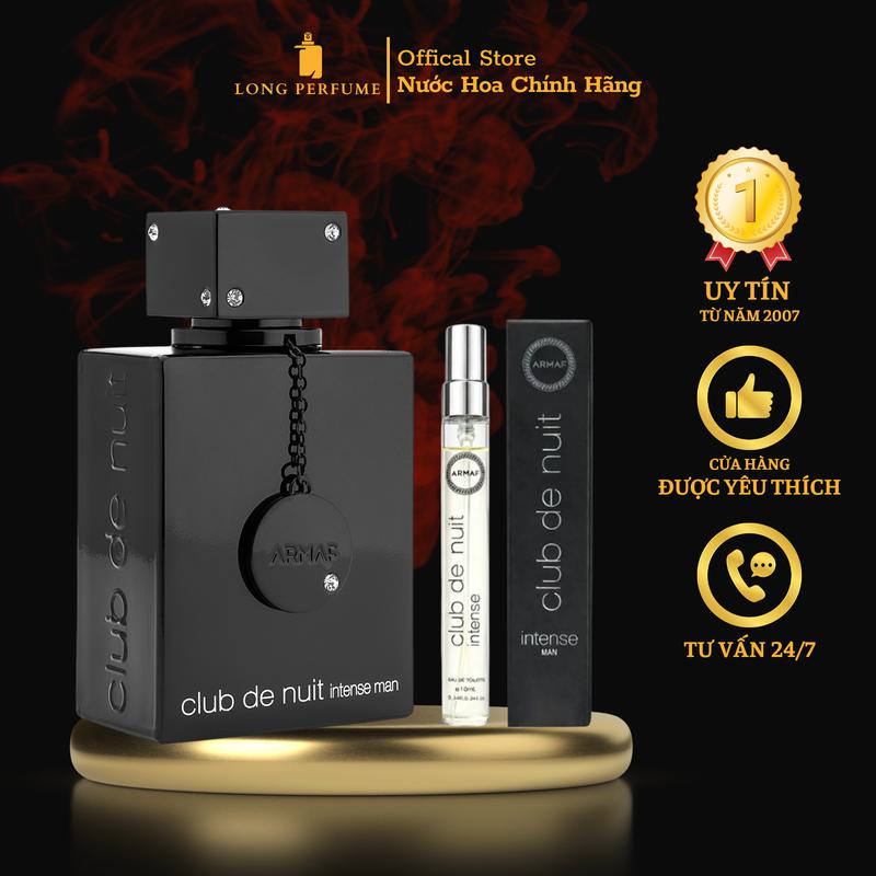 Armaf Nước Hoa Nam Club De Nuit EDT 10ml - Hương Thơm Tươi Mát & Nam Tính