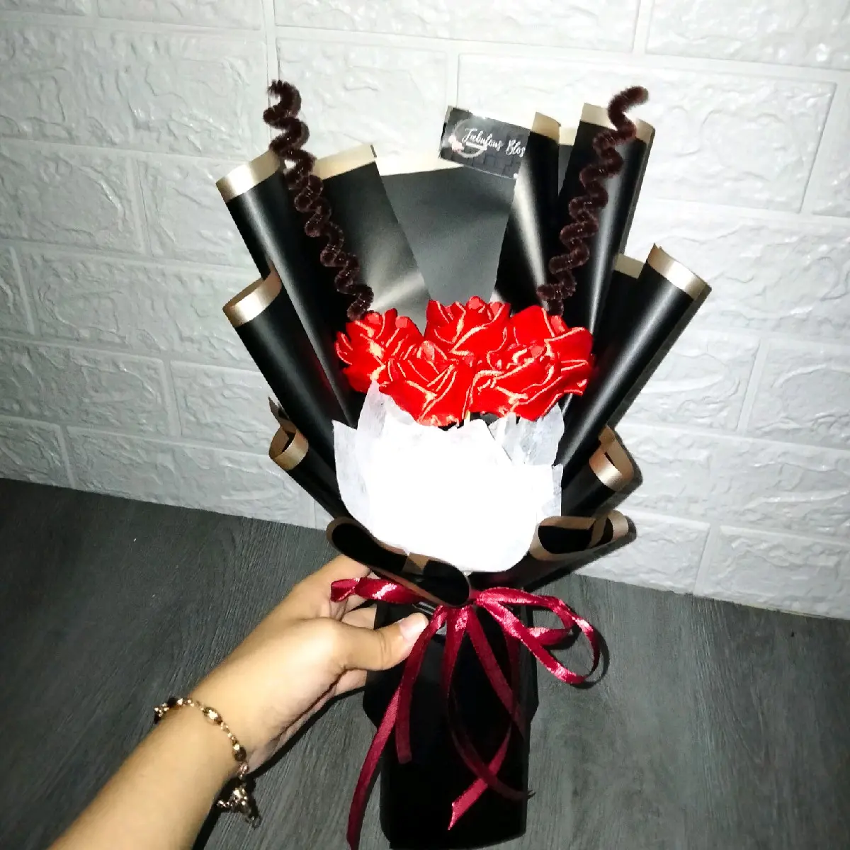 Bouquet Pita Satin untuk Gift