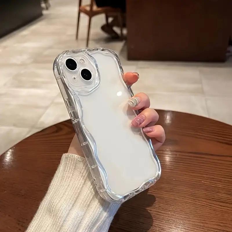 Transparent Shockproof Mobile Phone Case Protective Cover,Soft TPU Simple, Stylish And Lightweigh For iPH*NE XR X XS 6G 6+ 7 8G 7+ 8+ 11 12 13 14 15 PRO PLUS PROMAX 2