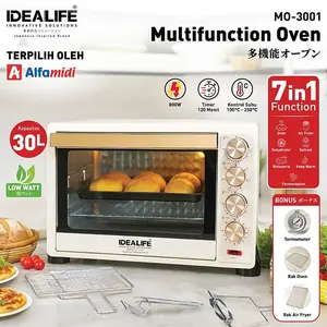 IDEALIFE - Oven – Pemanggang - 30L - (MO-3001)