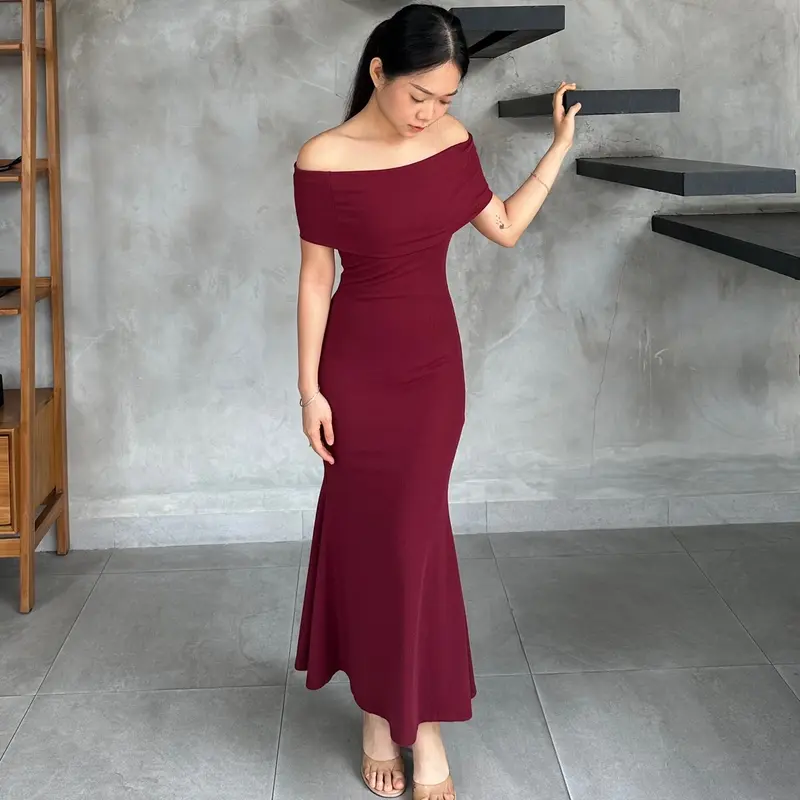 ￼JOLIE | JULIE DRESS | DRESS WANITA | LONG DRESS | SABRINA DRESS | MERMAID DRESS 4
