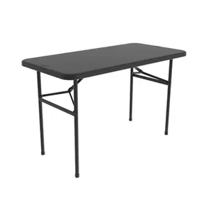 AZKO JKT New Storm 122x61 Cm Meja Taman Lipat - Hitam