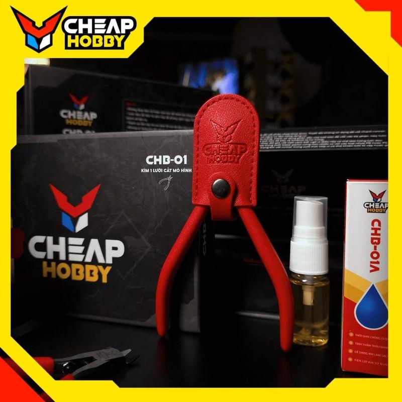 Dụng Cụ CheapHobby Kìm 1 Lưỡi Cắt Gundam Mô Hình Single Blade Nipper Tặng Kèm Xịt Chống Rỉ + lò xo