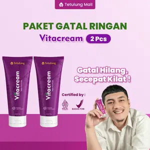 Paket 2 Vitacream - Salep Herbal Alami Bantu Atasi Tubuh Gatal, Eksim, Psoriasis dan Jamur