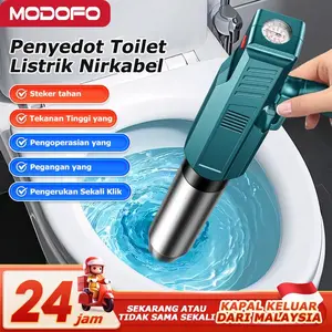 【COD】MODOFO Sikat Toilet Elektrik 7 Bar Tekanan Tinggi Anti Bocor Desain Ergonomis Tipe-C Pengisian Cepat & Nyaman untuk Kamar Mandi
