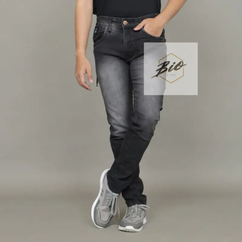 BIOSTORE CELANA JEANS SLIMFIT-SKINNY-CELANA JEANS PANJANG PRIA BLACK JAZZ - SOFT JEANS 2