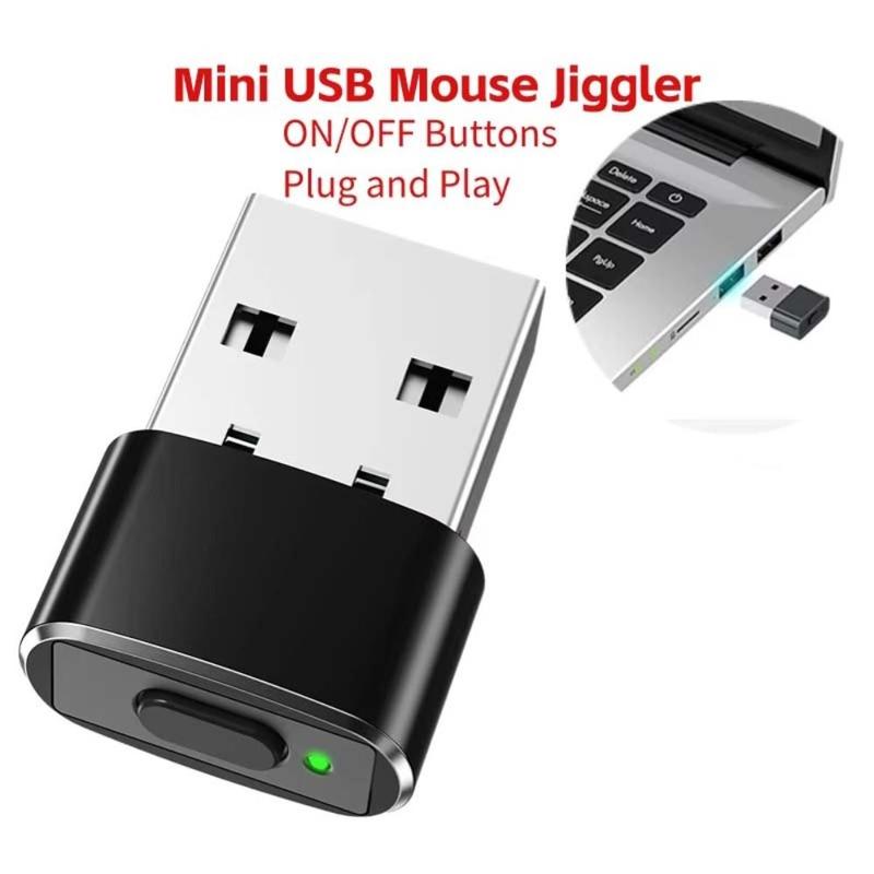 Mini Không thể phát hiện Thiết bị giả lập chuyển động chuột Nút Bật/Tắt Giữ cho…