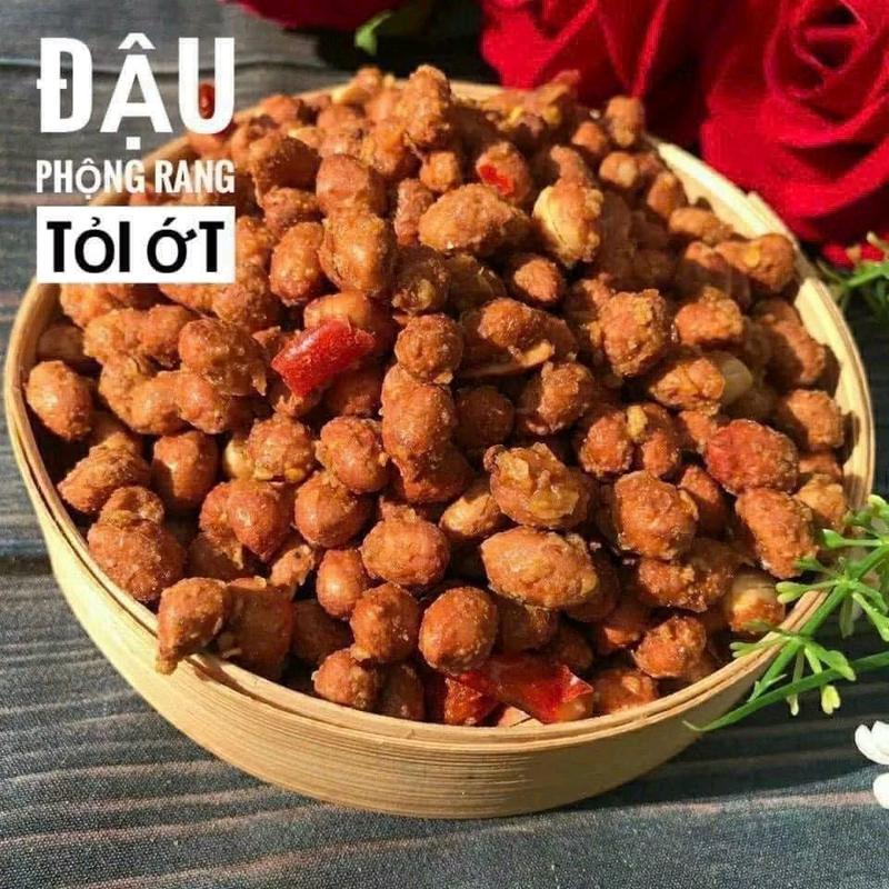 500gr đậu phộng tỏi ớt sấy thơm ngon