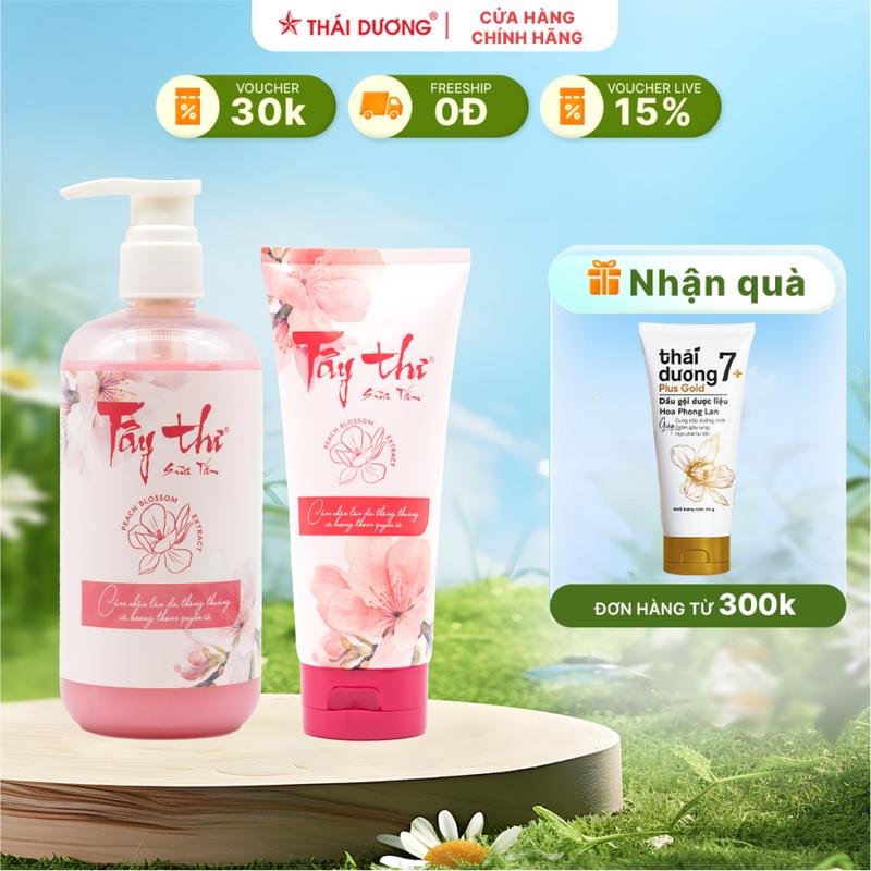 Sữa tắm Tây Thi chai 200/500ml - Dùng cho Da nhạy cảm, mụn lưng Dưỡng Body Dưỡng Da Body
