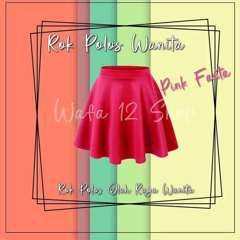 Rok Mini Anak Polos dengan Gaya Koran Style Buat Si Kecil 2
