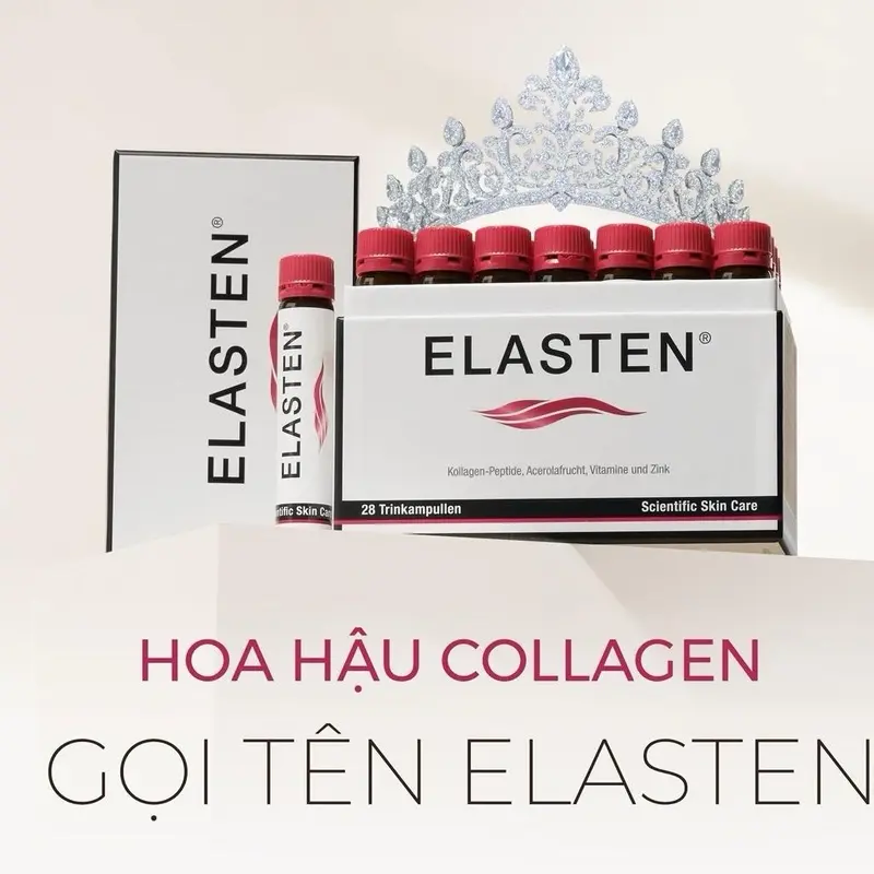 [ Chính Hãng ] Collagen Elasten Hàng Cty Hộp 28 ống x 25ml - Hỗ Trợ Giúp Da Căng Mịn - Hỗ Trợ Dưỡng Trắng Từ Bên Trong - Hỗ Trợ Tóc Móng Chắc Khỏe 7
