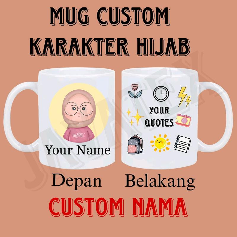 CETAK MUG CUSTOM FOTO TULISAN SUKA SUKA TANPA MINIMAL ORDER KERAMIK PUTIH COCOK UNTUK COUPLE ATAU SOVENIR 2