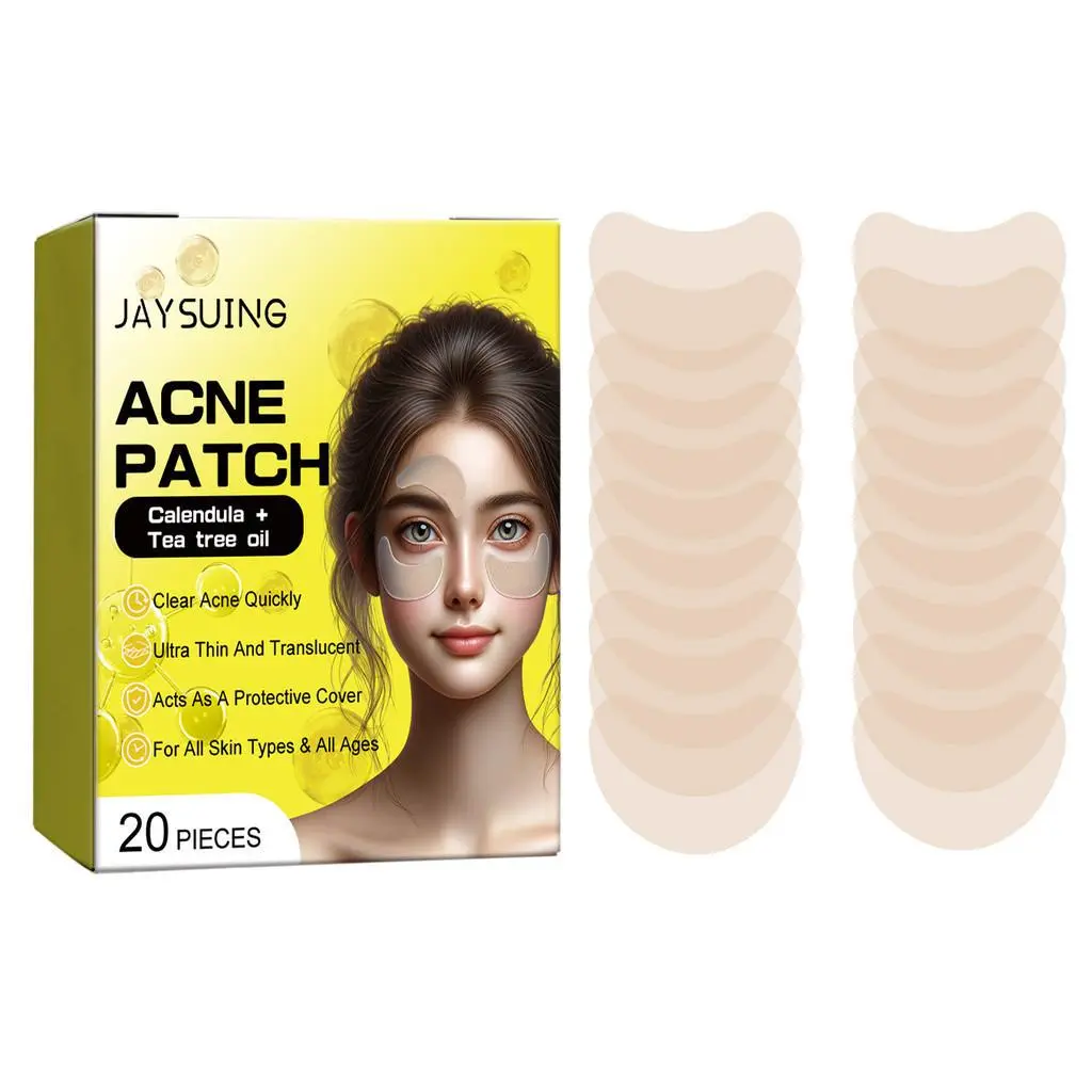20Pcs Acne Hydrocolloid Patch Relieve Facial Acne Pimples Closed Circles Fine Skin Patch