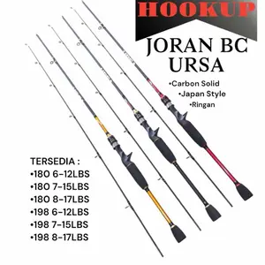Joran HOOKUP URSA Solid carbon joran baitcasting