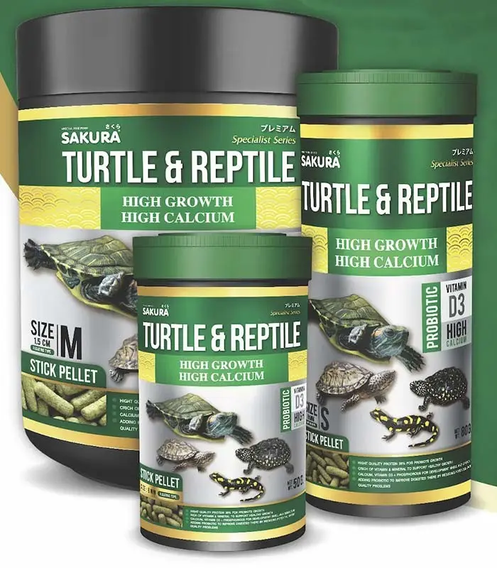 Sakura Turtle Reptile Feed (Specialist Series) - Reptile Food