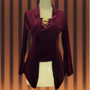 KEBAYA KUTUBARU POLOS BLUDRU TERMURAH (WARNA LENGKAP)