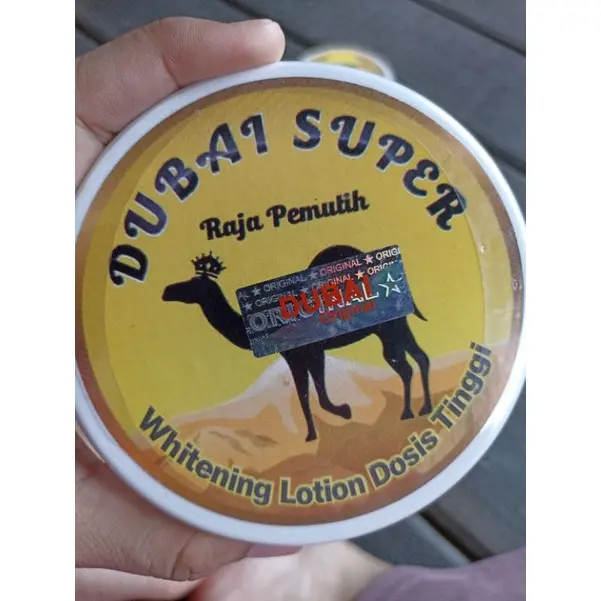 HB Dubai Super (Whitening Lotion Dosis Tinggi) 100% Original - Tersedia Kemasan Repack / Share in jar buat bestie yang ingin coba-coba 2