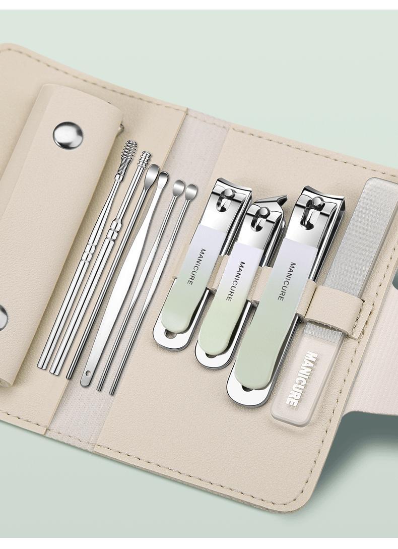 Product Introduction of Portable nail clipper, nail file, nail clipper+ear scoop set, 10 piece set, ear scoop 11