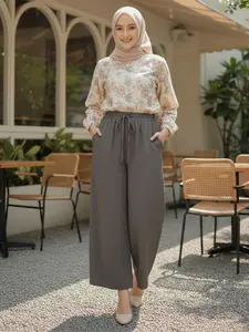 CELLIA Celana Kulot 1629 - Celana Kulot Daily - Celana Panjang Kulot Jumbo Harian by Celia