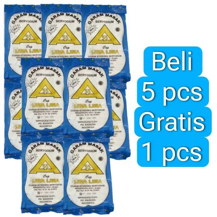 Garam Halus Benyodium Salt Masakan - Beli 5 Gratis 1 - Himalaya