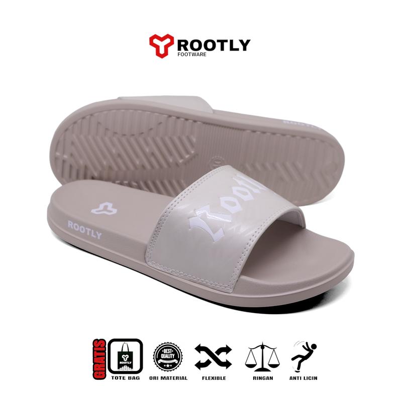 Rootly - Sandal Slipper Begie Polos Simple 5