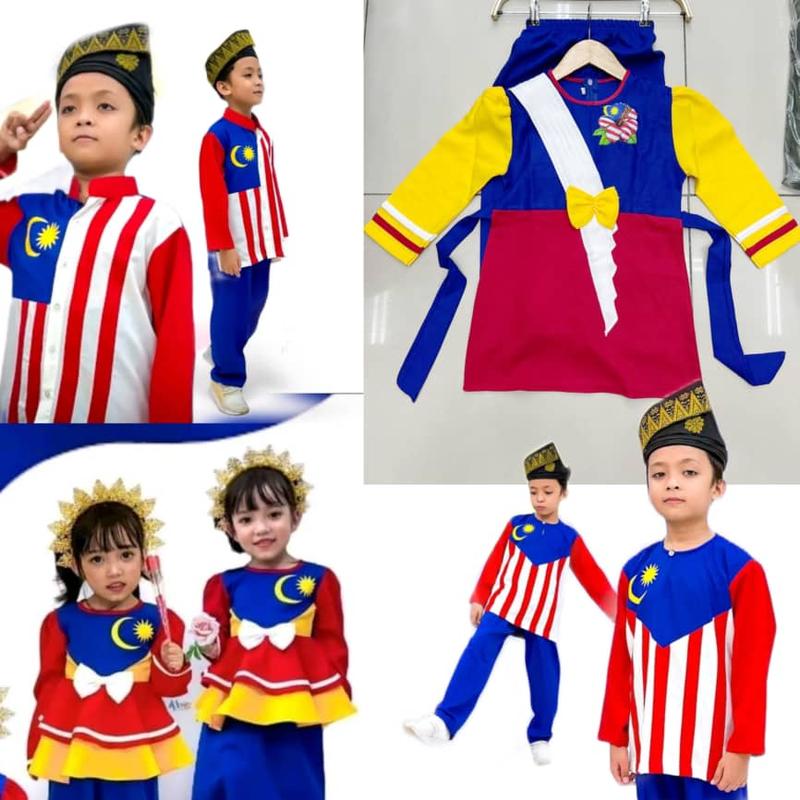BAJU MERDEKA GRILS/BOYS 2025 - TikTok Shop Malaysia