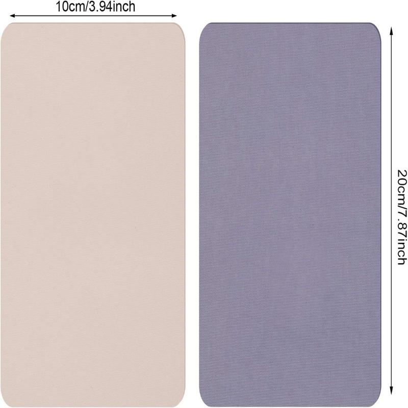8Sheets Self Adhesive Patches 20*10cm Clothing Patches Army Green Dark Gray Tent Patch Kit White Twill Basement Patch for Clothes 2