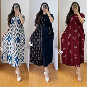 DASTER RAYON BUSUI JUMBO BUNGA LD 130  Menyusui Wanita