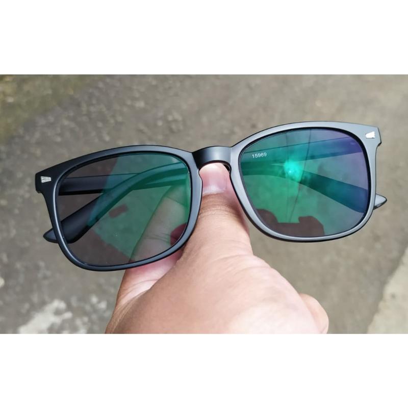 kacamata Frame k9 doff Lensa Blueray Photocromic bluechromic progresif murah 3 3