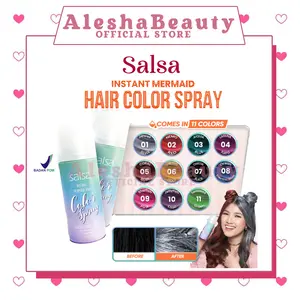 SALSA Instant Mermaid Hair Color Spray - Semir Rambut Temporary
