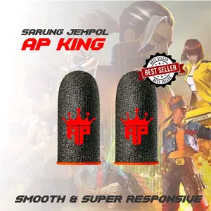 paling laris Sarung Jempol Gaming AP King V2 Andra St Anti Keringat Responsif Finger Touch Premium Konsol Game