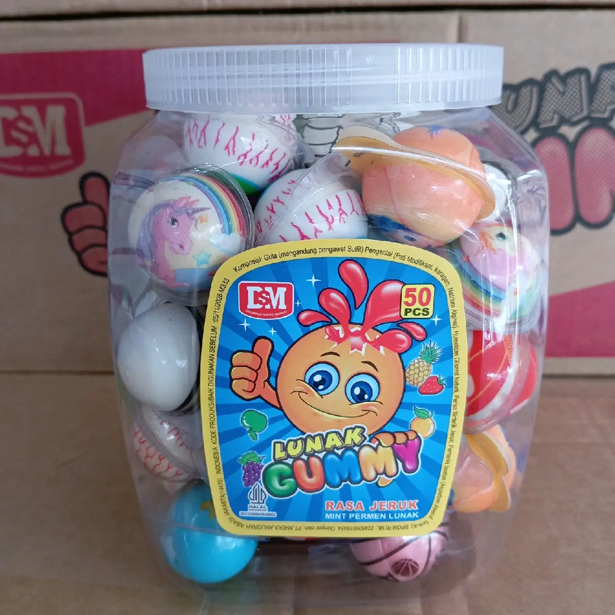Permen Lunak DSM mix isi 50 pcs Candy Snack
