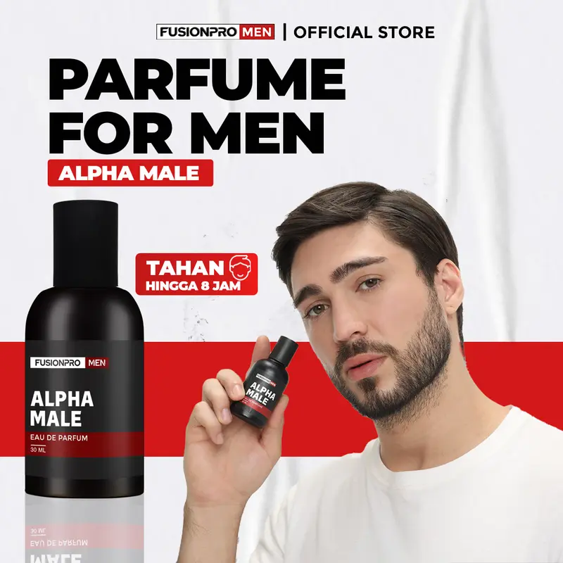 Parfum Alpha Male Eau De Perfum - Parfum Pria Wangi Cowok Banget - FUSIONPRO MEN 0