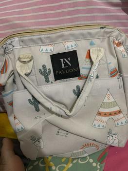 Product Review of LAKOE Tas Bayi Multifungsi diaper bag / tas Perlengkapan bayi pink bags Biru from b**️ 0