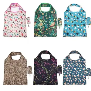 COD Kantong Belanja Lipat Serbaguna Reusable Bag Tahan Air Waterproof Kuat Multifungsi