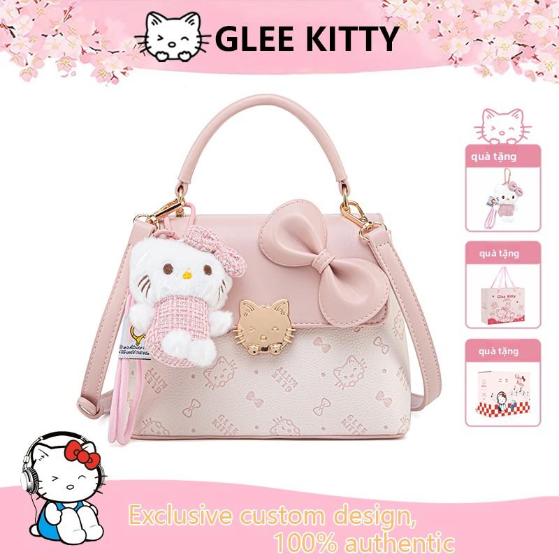  GLEE KITTY  Túi Xách Cho Nữ Túi Đeo Chéo Một Bên Vai Hoạt Hình Dễ Thương Giảm Tuổi Tác Cho Sinh Viên Đại Học Cảm Giác Cao Cấp Mới 2025 