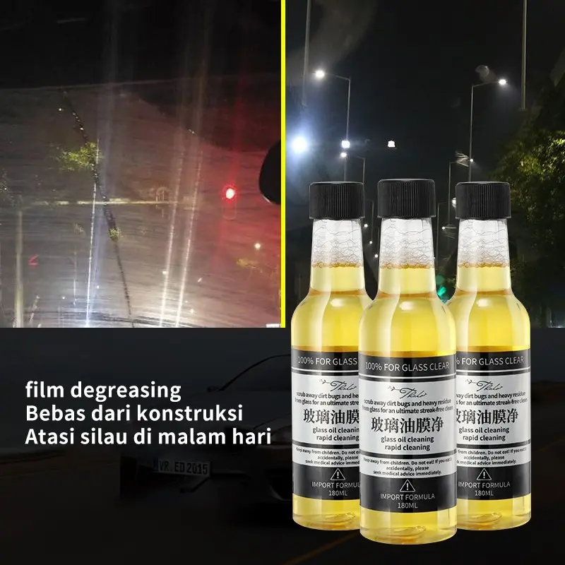 [FLASH SALE] Obat pembersih jamur kerak kaca mobil Car Glass Oil Film Removing CAIRAN PEMBERSIH KACA OBAT JAMUR KACA - Pembersih Jamur - Pembersih Jamur Kaca - Pembersih Kerak 3