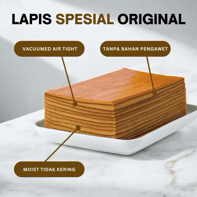 KUE LAPIS LEGIT 17 x 17 SPESIAL 100% halal